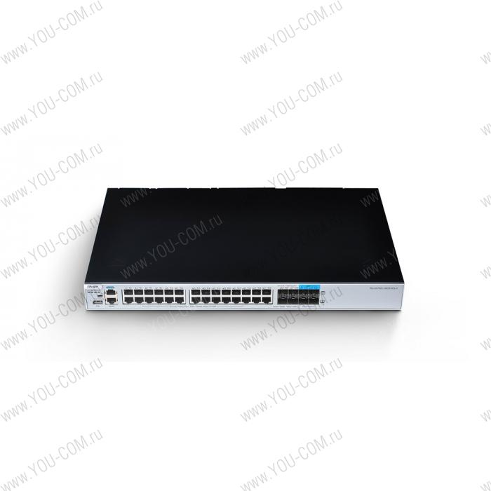Коммутатор [RG-S5750C-28SFP4XS-H] Ruijie Networks RG-S5750C-28SFP4XS-H  28 SFP ports (SFP 100/1000M ports), 8 combo 10/100/1000 BASE-T ports, 4 1G/10G SFP+ BASE-X ports, 2 extension slots, 2 modular power slots, required to purchase at least 1 power modu