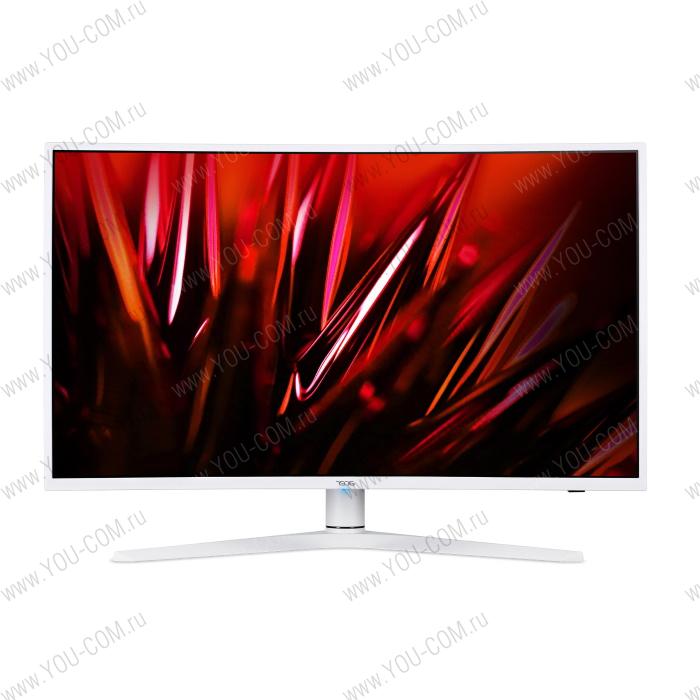 Монитор 38,5" ACER Nitro XZ396QUPwmiipphx, VA, White 3000R Curved, 2560x1440, 175Hz, 2xHDMI(2.0) + 2xDP(1.4) + Audio out, FreeSync Premium, HDR 400, Hadj 70, 2Wx2