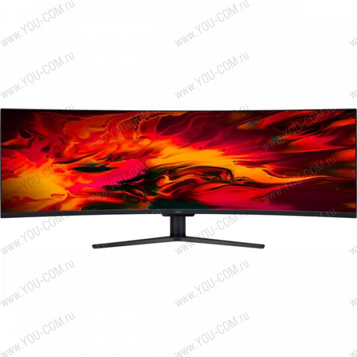 Монитор 49" ACER Nitro EI491CRSbmiiiphx, VA, 32:9, 1800R Curved , 3840x1080, 144Hz,4ms, 178°/178°, 400nits, 1xHDMI(2.0) + 2xHDMI(1.4) + 1xDP+ Audio Out, FreeSync Premium Pro, HDR 400, Hadj 95, 3Wx2