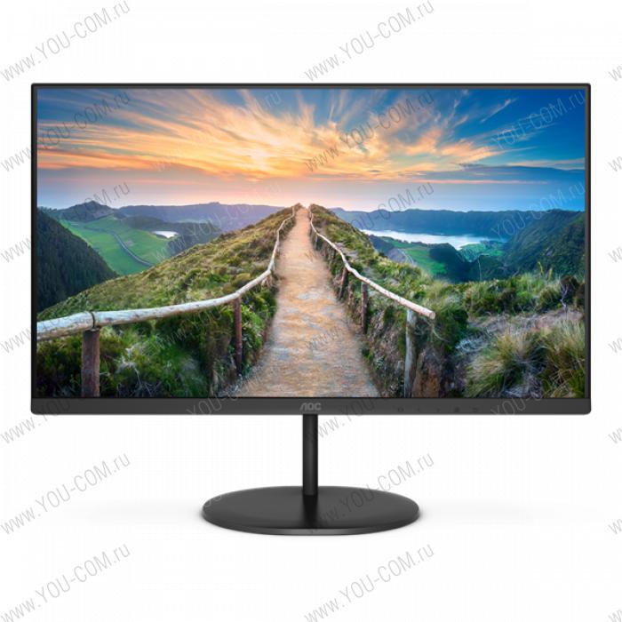 Монитор 23,8" AOC Q24V4EA 2560x1440 75Hz IPS LED 16:9 4ms HDMI DP 20M:1 1000:1 178/178 250cd Tilt Speakers Black