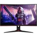 Монитор 23,6'' AOC C24G2AE 1500R Curved 1920x1080 165Гц VA WLED 16:9 1ms VGA 2*HDMI DP 3000:1 80M:1 178/178 250cd Speakers HAS Swivel Tilt Black/Red