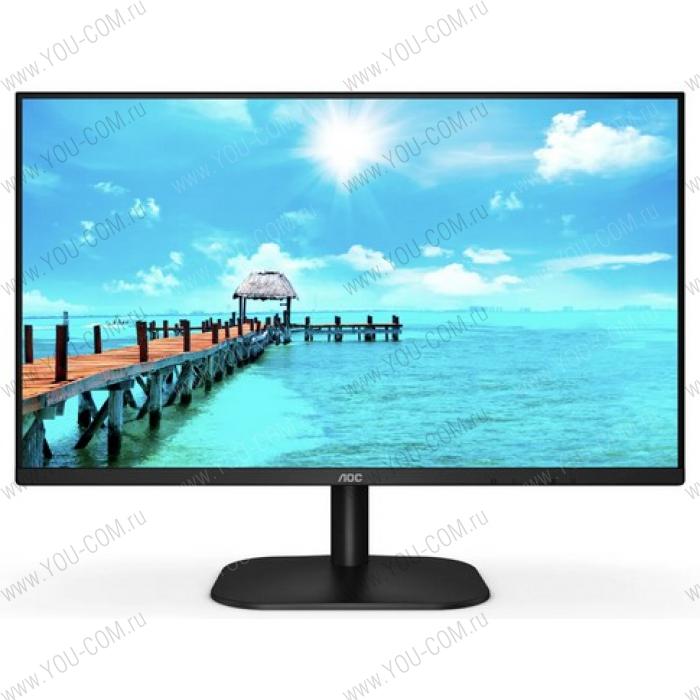 Монитор AOC 27"  27B2DA IPS LED,16:9, 1920x1080, 4ms, 250 cd/m2, 178°/178°, 1000M:1, 75Hz,VESA,  HDMI , VGA, DVI динамики,  Flicker-Free,AMD FreeSync