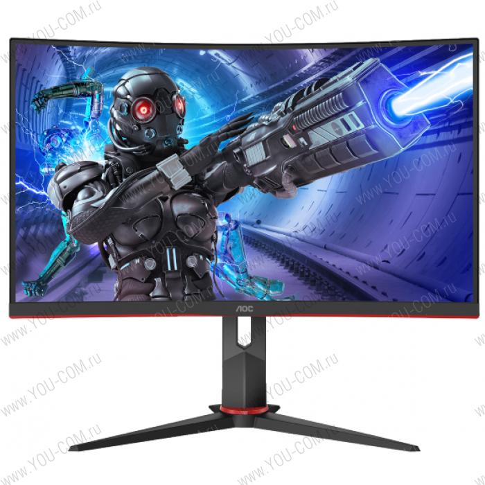 Монитор AOC 27"  C27G2ZU/BK VA LED,16:9, 1920x1080, 4ms, 300 cd/m2, 178°/178°, 3000M:1, 240Hz, HDMI, DisplayPort ,USB,VESA, Flicker-Free, AMD FreeSync