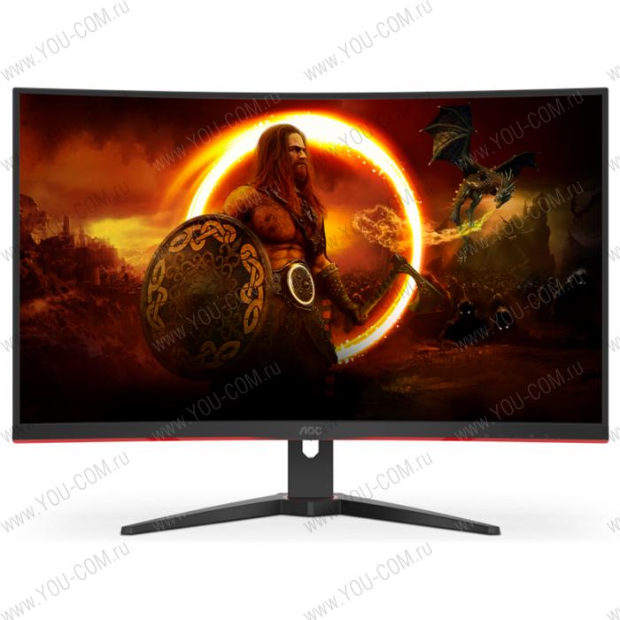 Монитор 31,5" AOC C32G2ZE Curved1500 1920x1080 240 VA WLED 16:9 4ms 2*HDMI DP 4000:1 80M:1 178/178 300cd Tilt Black/Red