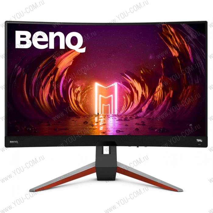 Монитор BENQ 27" EX2710R 2560x1440 165Гц 1000R Curved VA LED backlight 16:9 300(400)cd/m2 1ms(GtG) 90% P3 3000:1 178/178 2*HDMI2.0 DP1.4 1*USB типа-B 2*USB3.0 Speaker 2*5W Tilt Swivel HAS Metallic/Gray