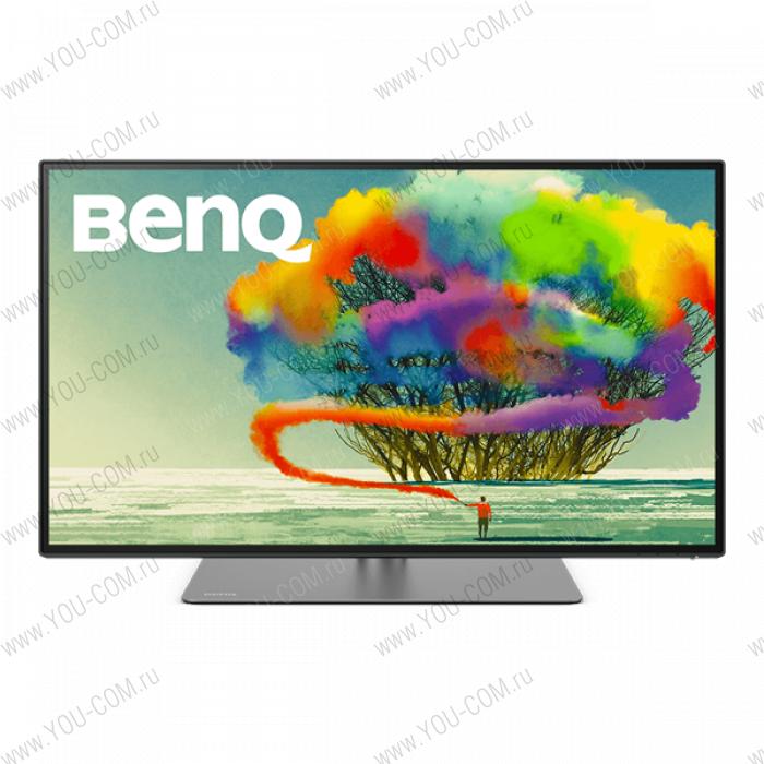 Монитор BENQ 27" PD2725U IPS LED 3840x2160 60Hz 5ms 16:9 400cd/m2 1200:1 12M:1 178/178 2*HDMI DP USB-B USB3.1 Thunderbolt 3 Speaker 2,5W*2 HAS Pivot Swivel Tilt Flicker-free Dark Gray