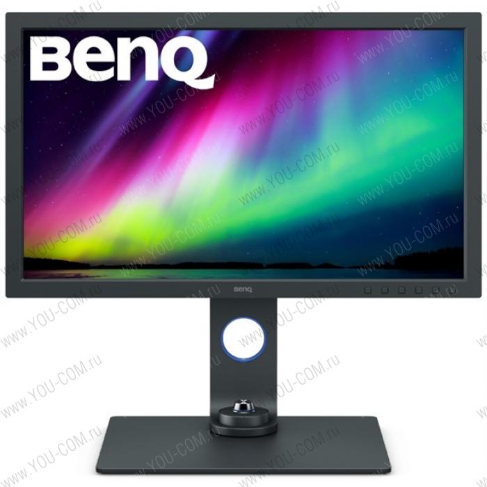 Монитор BENQ 27" SW271C 4K IPS LED 3840x2160 16:9 300 cd/m2 5ms 1000:1 100% sRGB ,10bit panel 2*HDMI DP 1.4 USB-TypeC 3, USB 3.1 178/178 HAS Pivot Flicker-free Speaker Gray