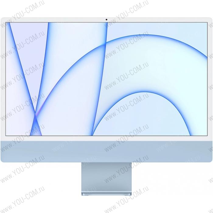 Моноблок Apple 24-inch MJV93RU/A iMac (2021): Retina 4.5K, Apple M1 chip with 8-core CPU & 7core GPU, 8GB, 256GB SSD, 2xTbt/USB 4, Keyboard, Mouse - Blue
