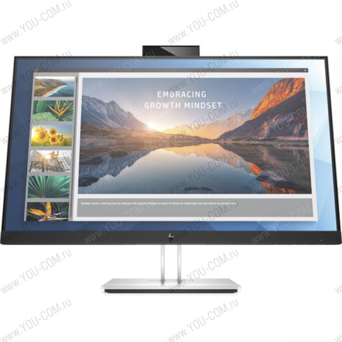 Монитор HP EliteDisplay E24d G4 FHD Docking Monitor 1920x1080, IPS, 250 cd/m2, 1000:1, 5ms, HDMI, DP, 100w USB Type-C, RJ-45, USB 3.1, Eye Ease, webcam, height, tilt, swivel, pivot, Black&Silver