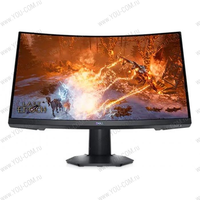 Монитор Dell Display 23.6" S2422HG (1920 x 1080) 165 Hz CURVED,LED,IPS,VA,16:9,3000:1,1ms,2 x HDMI 1.4, DisplayPort, 1.2, Headphone-out,AMD FreeSync Premium, VESA compatible,Height adjustment up to 100 mm, Curved 1500R,3y