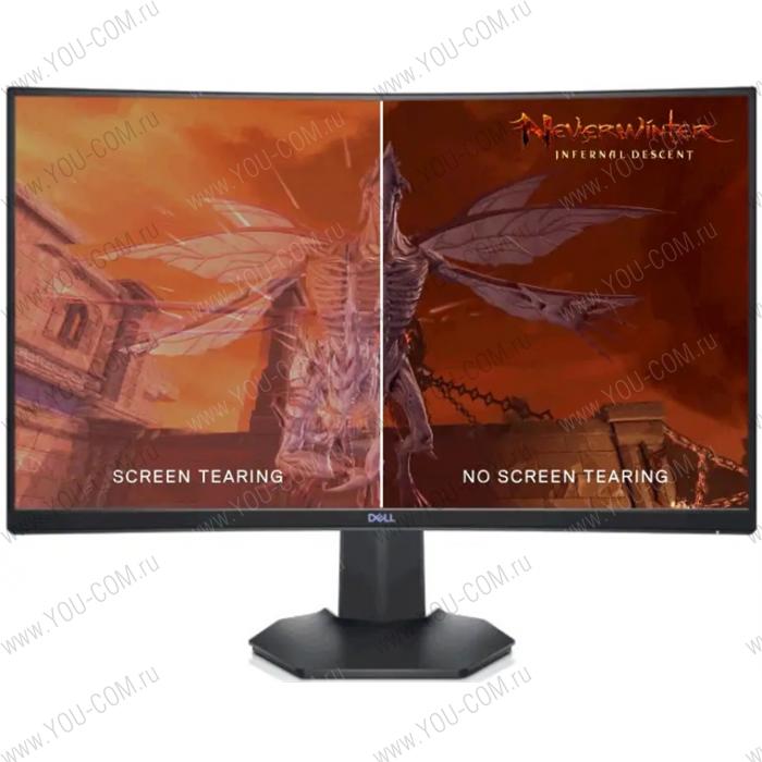Монитор Dell Display 27" S2721HGF (1920 x 1080) 144 Hz CURVED EUR, 16:9,1ms,3000:1,VA,LED,2 x HDMI 1.4, Display Port 1.2, Headphone-out, Nvidia G-SYNC compatible, AMD Free Sync Premium,Height adjustment up to 110mm, 3Y