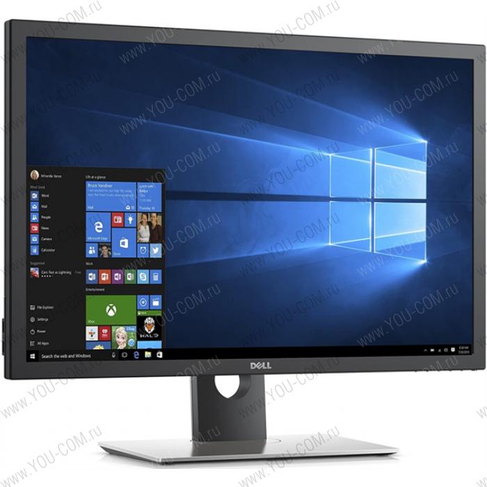 Монитор Dell Display 30" UP3017A PremierColor (2560x1600) Black EUR, IPS,LED, 1000:1, 6ms, 16:10, DP 1.2, mini DP 1.2, 2 x HDMI 1.4, Audio DC-out, DP-out, 4 x USB 3.0, adjustable in height, tilt and swivel, 6-in-1 media card reader, 3Y