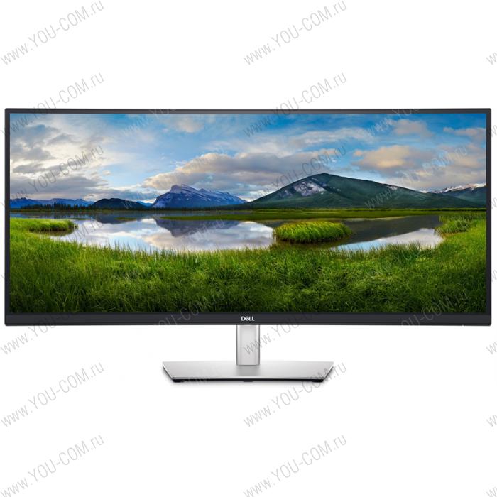 Монитор Dell Display 34" P3421W (3440 x 1440) CURVED EUR, LED, IPS, 1000:1, 21:9, 5ms, Display Port 1.2, HDMI 2.0, USB Type-C, 3 x USB 3.2(Gen1),  2 x USB 2.0, height adjustment up to 150mm, tilt and rotation adjustment, 1.07 bln colors, 3Y