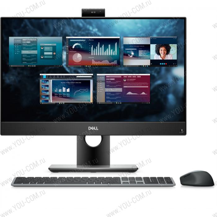 Моноблок OptiPlex 7490-7494 AIO, 23.8" FHD (1920x1080) IPS AG Non-Touch/cam, i5-10505 (up to 4.6GHz,6C,12M), 8GB (1x8GB) DDR4 NonECC, 256GB M.2 PCIe NVMe class 35 SSD, UHD 630, Intel Wi-Fi 6 AX201 2x2 802.11ax with MU-MIMO+ Bluetooth 5.1, Height Adjustable Stand, mse + keyb, no vPro, TPM, Linux Ubuntu 20.04, 3Y PNBD