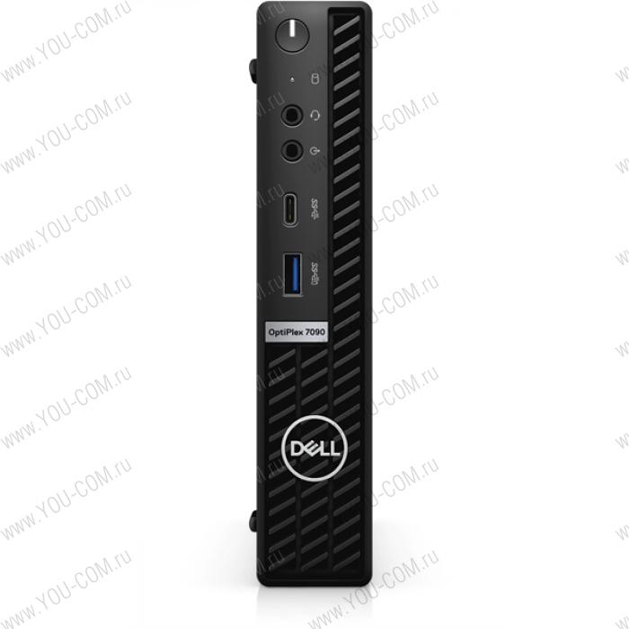 Пк Dell OptiPlex 7090-0129 Micro i7-10700T (up to 3.8 MHz, 12M, 6C), 8GB (1x8GB) DDR4 non ECC, 256GB M.2 PCIe NVMe class 35 SSD, Intel UHD 630, Intel Wi-Fi 6 AX201, Dual-band 2x2 802.11ax with MU-MIMO + Bluetooth 5.1, TPM, HDMI 2.0 Video Port, keyb, mouse, Audio, Win10 Pro (64) ru, 3Y ProSupport NBD,без рф приложений