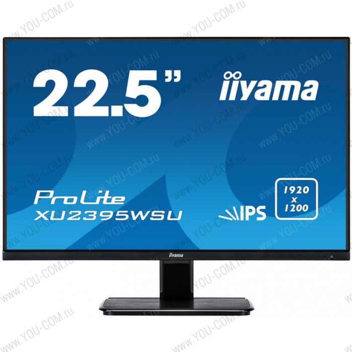 Монитор 22,5" Iiyama XU2395WSU-B1 1920x1200@75Гц IPS LED 16:10 4ms VGA HDMI DP 2*USB 2.0 5M:1 1000:1 178/178 250cd Tilt Speakers Black