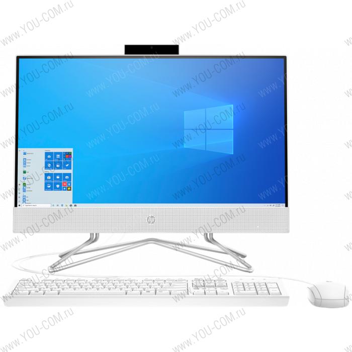 Моноблок HP 22-df1027ur 3V053EA#ACB NT 21.5" FHD(1920x1080) Core i3-1125G4, 4GB DDR4 3200 (1x4GB), SSD 256Gb, Intel Internal Graphics, noDVD, kbd&mouse wired, HD Webcam, Snow White, FreeDos, 1Y Wty