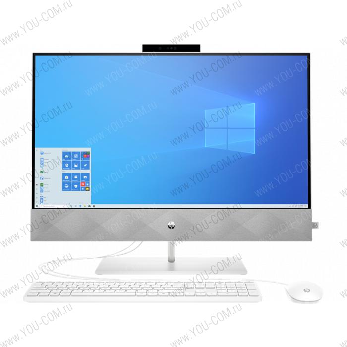 Моноблок HP Pavilion I 27-27-d0007ur 14Q42EA#ACB NT 27" (1920x1080) Core i3-10300T, 4GB DDR4 2666 (1x4GB), SSD 256Gb, Internal graphics, no DVD, kbd&mouse wired, 5MP Webcam, White, Win10, 1Y Wty