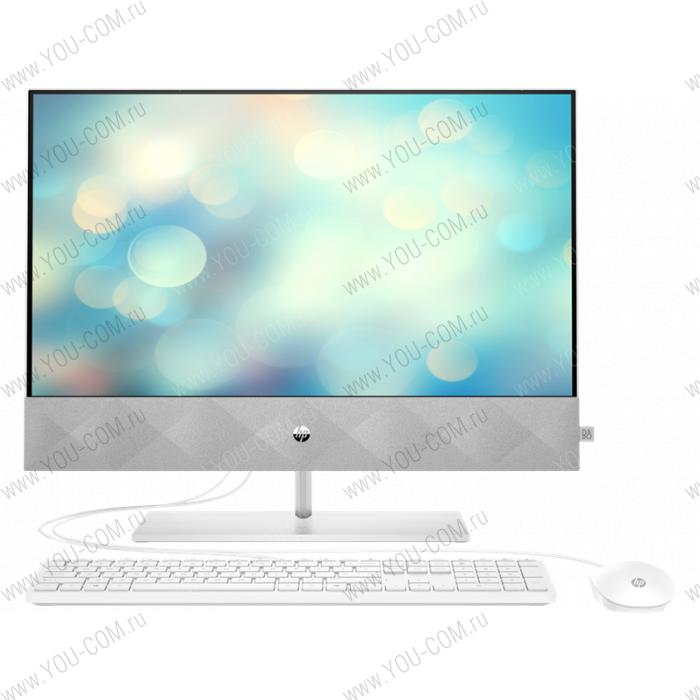 Моноблок HP Pavilion I 24-k0039ur 496Z1EA#ACB NT 23,8" FHD(1920x1080) Core i3-10300T, 8GB DDR4 2666 (1x8GB), SSD 256Gb, nVidia Gef MX350 2GB, no DVD, kbd&mouse wired, 5MP Webcam, White, Win10, 1Y Wty, repl. 14Q35EA