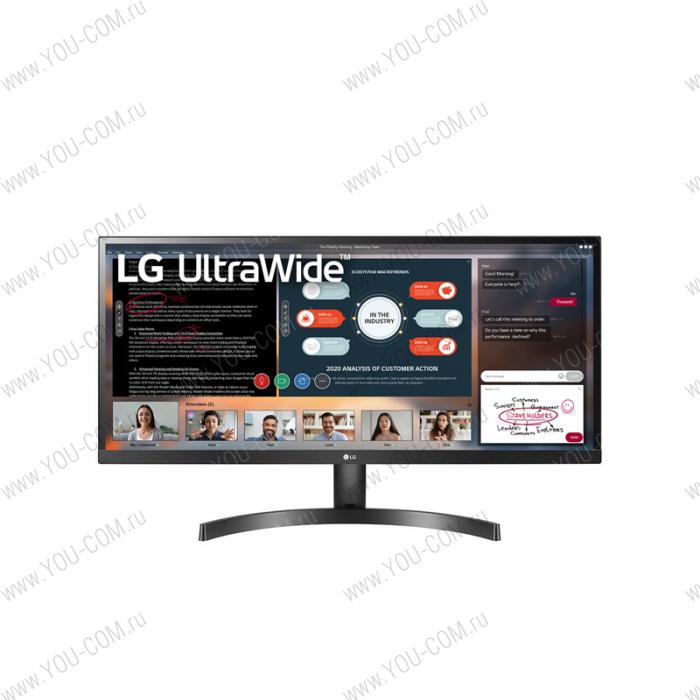 Монитор LG 29" 29WL500-B IPS LED, 2560x1080, 5ms, 300cd/m2, 178°/178°, 2*HDMI, AMD Freesync, HDR10, 75Hz, Frameless, Headph.Out, Tilt, VESA, Black+Silver+White