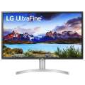 Монитор LG 31.5" 32UL750-W VA LED 4K, 3840x2160, 4ms, 400cd/m2, 3000:1 (Mega DCR), 178°/178°, 2*HDMI, DP, USB-Hub, USB Type-C, HDR10, HAS, Pivot, колонки, Black+Silver+White