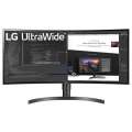 Монитор LG 34" 34WN80C-B IPS LED изогнутый, 3440x1440, 5ms, 350cd/m2, 1000:1 (Mega DCR), 178°/178°, 2*HDMI, DP, HDR10, USB-hub, USB-С, 60Hz, Tilt, HAS, VESA, Black