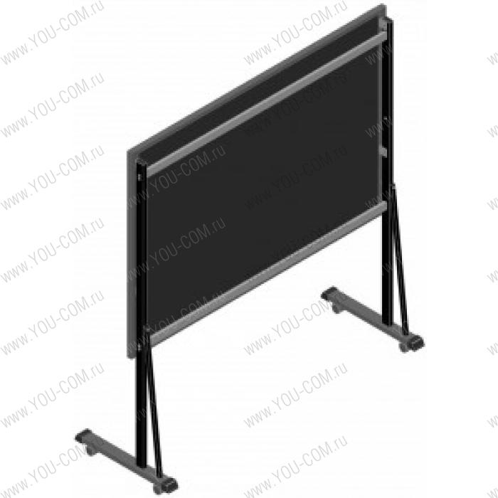 Стойка мобильная для интерактивной доски Legamaster DYNAMIC e-Board Interactive 86\", 2 уровня установки по высоте, на колёсах с блокировкой, с возможностью установки проекторного крепления