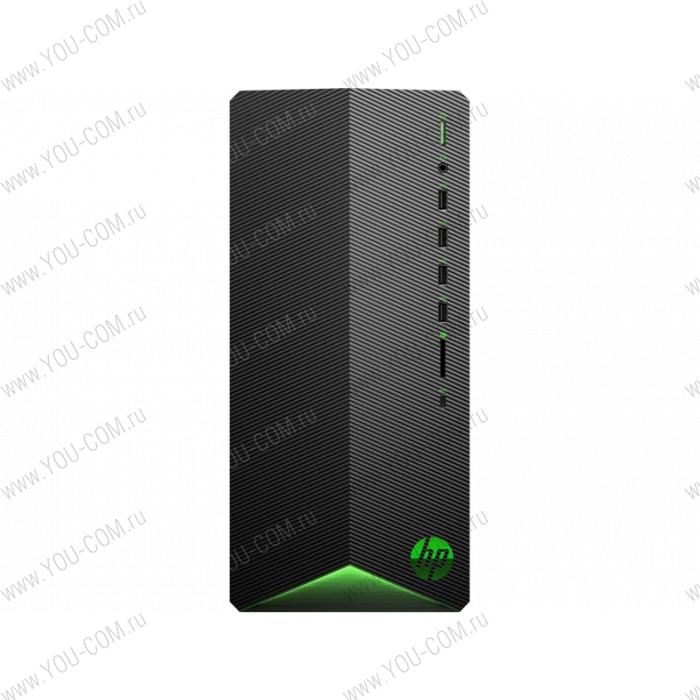 ПК HP Pavilion Gaming TG01-2019ur 42V10EA#ACB MT, Core i5-11400F, 16GB (2x8GB) 2933 DDR4, SSD 512GB, NVIDIA GeForce RTX 3060 12GB, noDVD, no kbd & no mouse, Black with Green LED, FreeDos, 1Y Wty