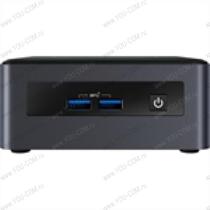 Платформа для сборки ПК Intel NUC 8 BKNUC8I3PNH: Intel Core i3-8145U, 3.9 GHz Turbo, DDR4-2400 SODIMM (up to 32Gb max), VGA Intel UHD Graphics 620 (USB-C(DP1.2)+2xHDMI 2.0a), 4xUSB3.1, 1x m.2 SSD, 1x2.5HDD, БЕЗ ШНУРА