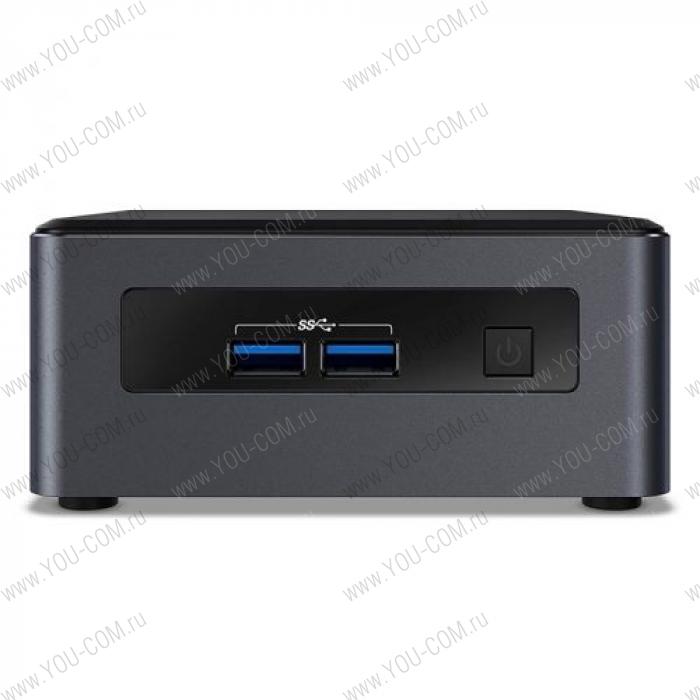 Платформа для сборки ПК Intel NUC 8 BKNUC8I3PNK: Intel Core i3-8145U, 3.9 GHz Turbo, DDR4-2400 SODIMM (up to 32Gb max), VGA Intel UHD Graphics 620 (USB-C(DP1.2)+2xHDMI 2.0a), 4xUSB3.1, 1x m.2 SSD, БЕЗ ШНУРА