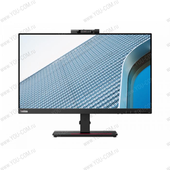 Монитор Lenovo ThinkVision T24v-20 23,8" 16:9 FHD (1920x1080) IPS, 4ms, CR 1000:1, BR 250, 178/178, 1xVGA, 1xHDMI1.4, 1xDP1.2, USB-Hub(2 x USB 3.2 Gen 1), IR Camera, Speakers, LTPS, 3YR Exchange