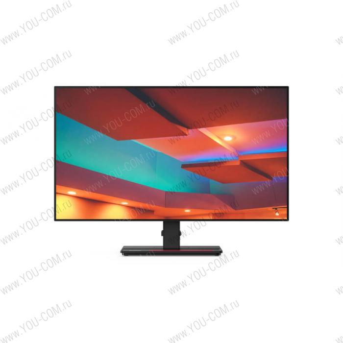 Монитор Lenovo ThinkVision P27h-20 27" 16:9 QHD (2560x1440) IPS, 4ms, CR 1000:1, BR 350, 178/178, 1xHDMI 1.4, 1xDP 1.2, 1xDP(Out) 1.2, 1xUSB-C, USB HUB(4xUSB 3.1), Ethernet, Speakers, Daisy Chain, LTPS, 3YR