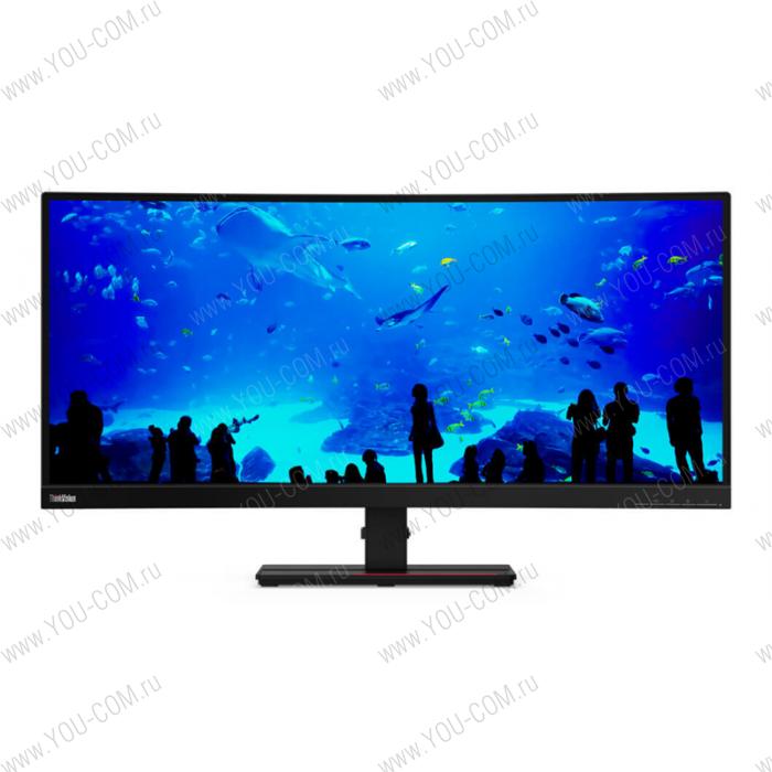 Монитор Lenovo ThinkVision T34w-20 34" Curved 21:9 VA 3440x1440 4ms 3000:1 350 178/178 //HDMI 2.0/DP 1.2/USB-C/Tilt, lift, swivel, USB-Hub, 75W USB-C