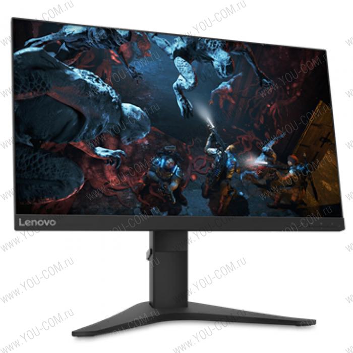 Монитор Lenovo G25-10 24.5" 16:9 FHD (1920x1080) TN, 1ms, CR 1000:1, BR 400, 170/160, 144hz,1x HDMI, 1x DP, 1xAudio Out (3.5 mm), AMD FreeSync Premium / G-SYNC Compatible, Tilt, Lift, 3-Year