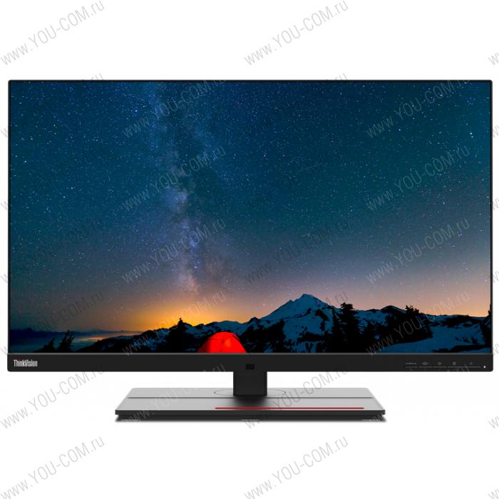 Монитор Lenovo ThinkVision P27u-20 27" 16:9 UHD (3840x2160) IPS, 4ms, 1000:1, 450cd/m2, 178/178, 2xThunderbolt 4, 2xHDMI 2.0, 1x DP 1.2, 1xRJ-45, USB HUB (3xUSB 3.2 Gen1, 1xUSB-C), 1xAudio Out (3.5 mm), 3YR