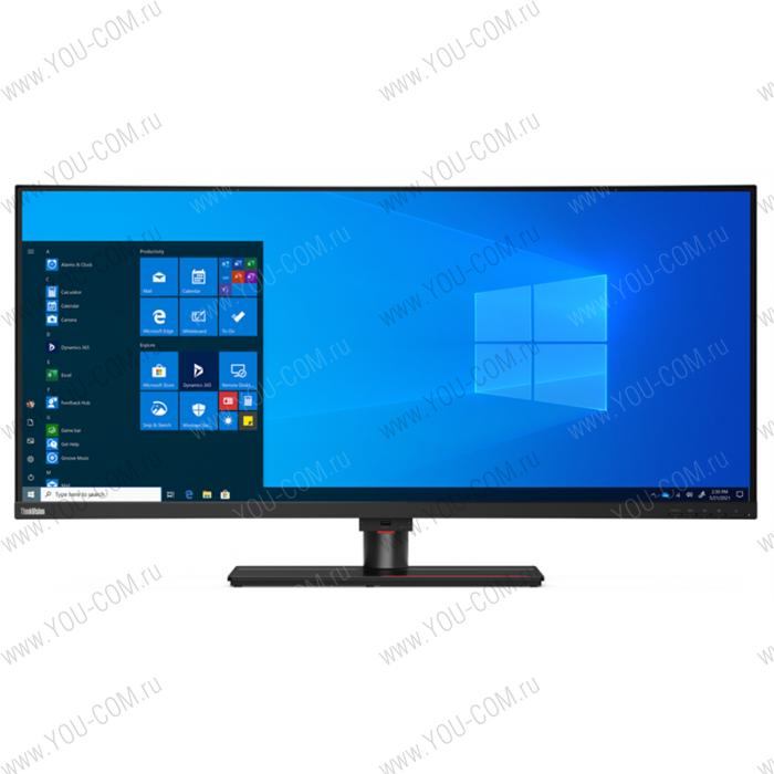 Монитор Lenovo ThinkVision P40w-20 39.7" 21:9 UHD (5120x2160) IPS, 4ms, 1000:1, 300cd/m2, 178/178, 2xThunderblot 4, 1xHDMI 2.0, 1xDP 1.4, USB HUB (5xUSB 3.2 Gen 1), 1xAudioOut(3.5 mm), Tilt, Swivel, Lift,3YR