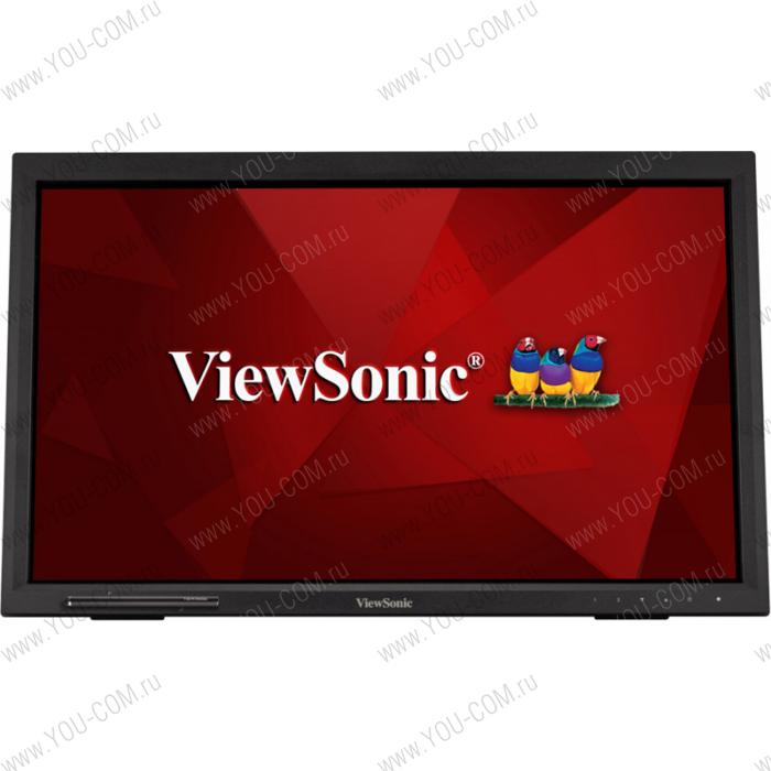Монитор Viewsonic 21.5" TD2223 Touch VA LED, 1920x1080, 5ms, 250cd/m2, 50Mln:1, 178°/178°, VGA, DVI, HDMI, DP, USB*2, колонки, bookstand style, Black