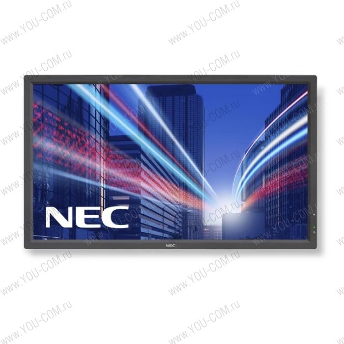 Профессиональная LED панель NEC MultiSync V323-3   Тип матрицы S-IPS,  Размер Изображения 32 ",  соотношение сторон 16:9,  Собственное разрешение 1920x1080,  Яркость 450 Кд\м2,  Контрастность 1300 к 1,  ЖК,  Режим работы 24/7,  Угол обзора 178°/178°,   Возможное расположение: Вертикально, Горизонтально,  Вход: VGA, DisplayPort x 2,  HDMI x 2, DVI-D, 3.5 мм MiniJack x 2, RS-232C, Ethernet RJ45, ИК,  Выход: RS232;  3.5 мм MiniJack x 2