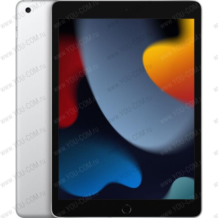 Планшет Apple 10.2-inch iPad 9 gen. (2021) Wi-Fi 64GB - Silver MK2L3RU/A, Разрешение экрана  2160x1620,  IPS, IPadOS 15, Bluetooth,  Порты и разъёмы; Выход 3.5 мм, Lightning