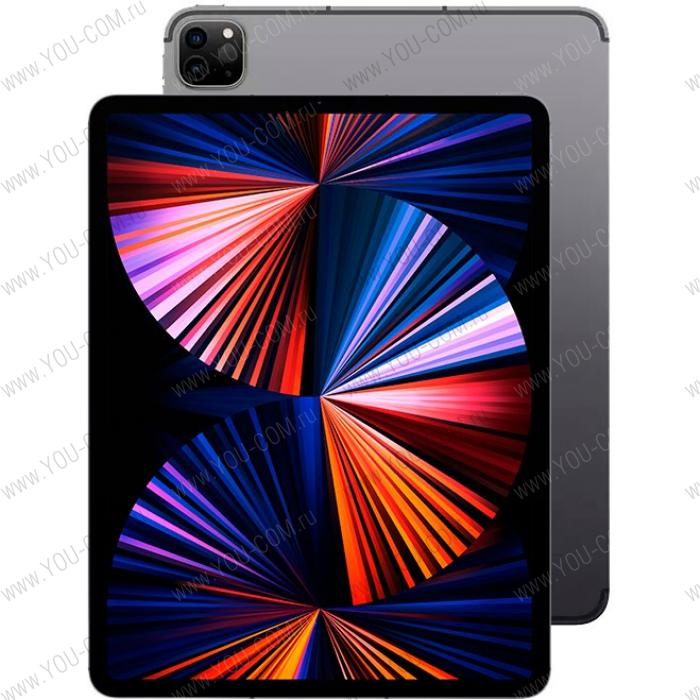 Планшет Apple 12.9-inch iPad Pro 5-gen. (2021) WiFi + Cellular 512GB - Space Grey MHR83RU/A  ОС: IPadOS 14,  Дисплей: ProMotion True Tone, Multi-Touch,  IPS,  Liquid Retina XDR,  Разрешение 2732x2048,  Камера TrueDepth,  Сотовая и беспроводная связь: 5G NR,  FDD‑LTE, TD‑LTE,  Bluetooth 5.0,  Разъемы: Smart Connector, Thunderbolt/ USB4