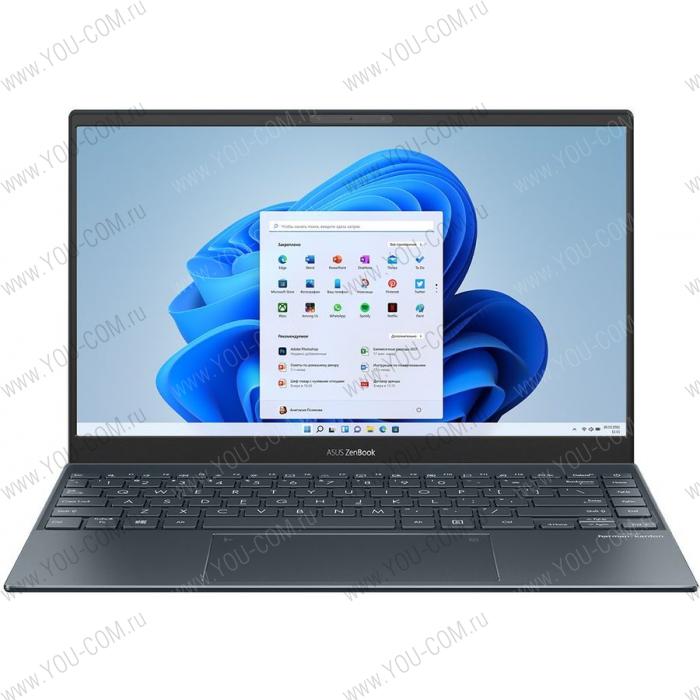 Ноутбук ASUS Zenbook 13 Q1 UX325EA-KG299T 90NB0SL1-M06490 Intel Core i7-1165G7/8Gb LPDDR4X/512Gb SSD/13,3FHD IPS AG 450nits 1920x1080/WiFi/BT/Windows 10 Home/1.07Kg/Pine_grey