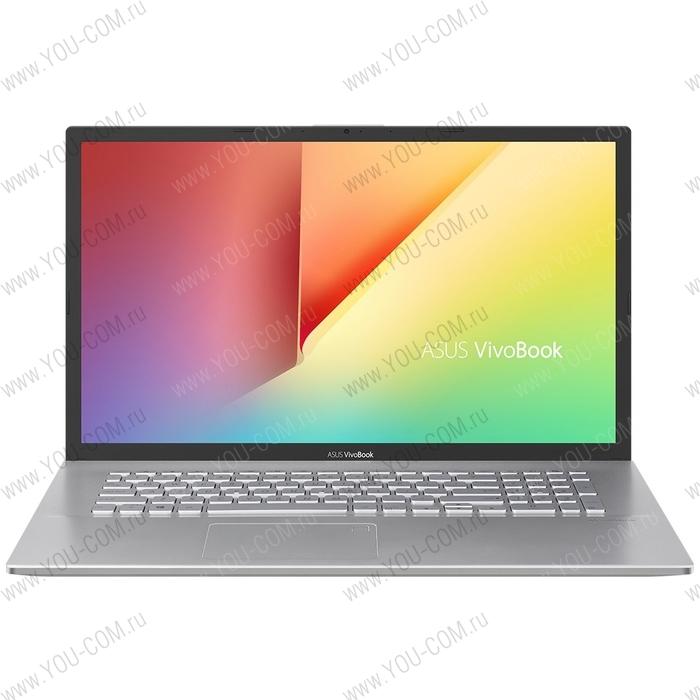 Ноутбук ASUS VivoBook 17 X712JA-AU357T 90NB0SZ1-M04420 Intel Core i3-1005G1/8Gb/512Gb SSD/17.3" IPS FHD AG (1920x1080)/Intel UHD Graphics/WiFi6/BT/Cam/Windows 10 Home/2.3Kg/Silver