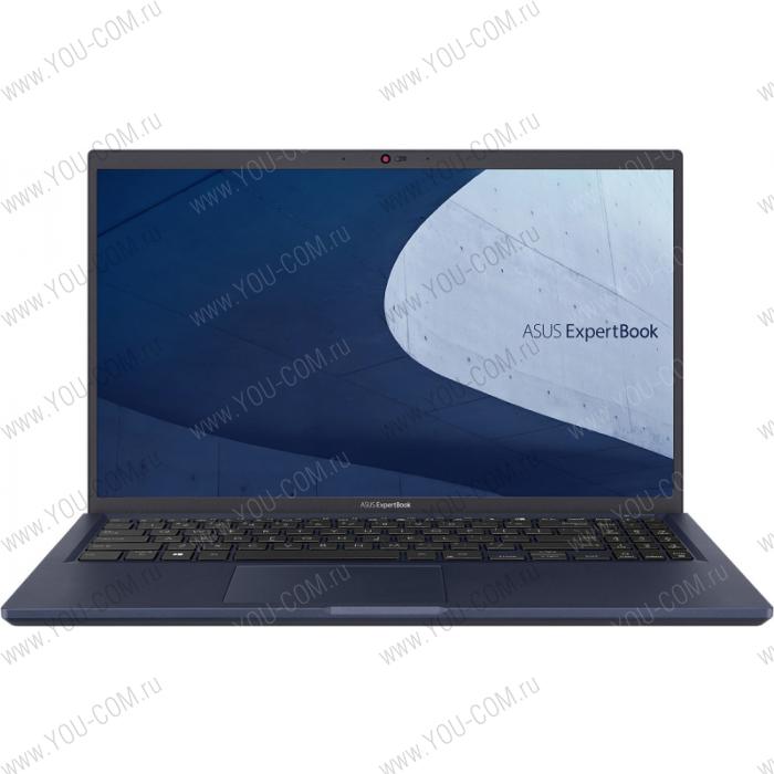 Ноутбук ASUSPRO B1500CEAE-BQ1761T 90NX0441-M21260 Core i5 1135G7/8Gb/512Gb SSD/15.6"FHD (1920x1080)/1 x VGA/1 x HDMI /RG45/WiFi6/BT/Cam/Windows 10 Home/1.7Kg/STAR BLACK