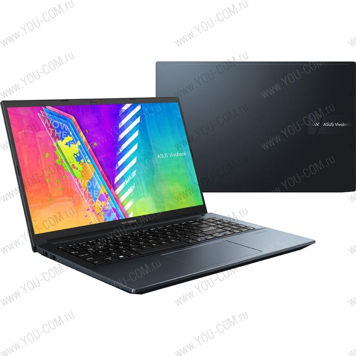 Ноутбук ASUS Vivobook Pro Q3 15  OLED M3500QC-L1064 90NB0UT2-M01930 AMD Ryzen 7 5800H/16Gb/1Tb SSD/15.6" FHD OLED (1920x1080)/GeForce RTX 3050 Laptop GPU 4Gb/Without OS/1.65Kg/Quiet Blue