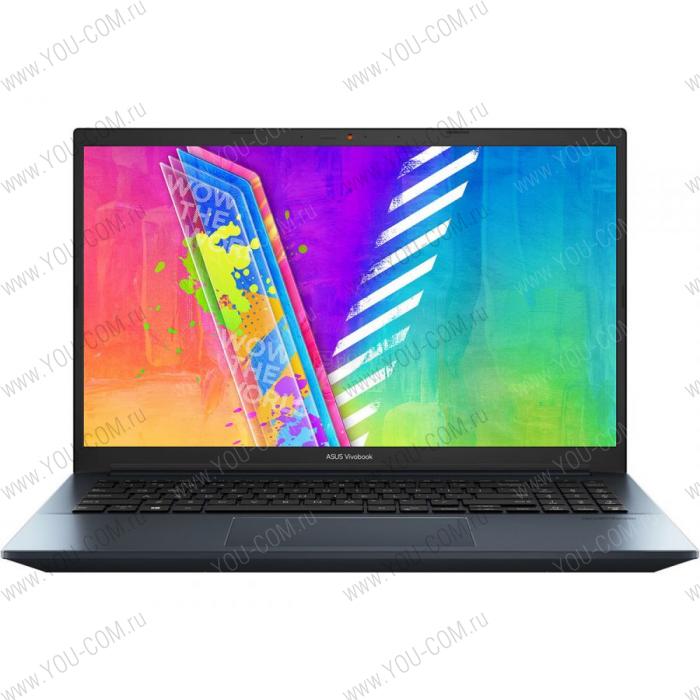 Ноутбук ASUS Vivobook Pro 15 Q3 OLED K3500PC-L1012T 90NB0UW2-M00950* Intel Core I7 11370H/16Gb/1Tb SSD/15.6" FHD OLED (1920x1080)/GeForce RTX 3050 Laptop GPU 4Gb/Windows 10 Home/1.8Kg/Quiet Blue/Aluminum cover