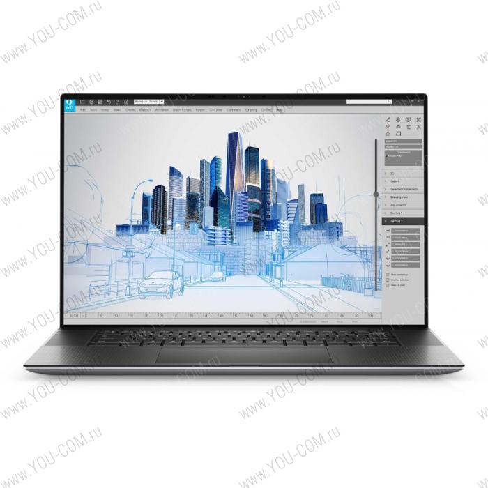 Ноутбук, без сумки, без РФ приложений Dell Precision 5760-0686 17" WLED FHD+ (1920x1200)/IR Cam, i7-11850H (up to 4.8Ghz, 8C, 24M, 45W), 16GB (2*8GB) 3200Mhz DDR4 SO-DIMM Non-ECC, 1TB M.2 2280 PCIe x4 NVMe SSD, Nvidia RTX A3000 with 6GB GDDR6, Intel Wireless AX201 2x2 + Bluetooth 5.2, Fingerprint, 6C 97W/HR Lithium Ion, Adp 130W, backlit Kbd, Audio, Intel vPro, Win 10 Pro (64)ru, 3Y PNBD