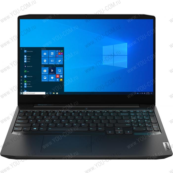 Ноутбук Lenovo Gaming3 15IMH05 15.6" FHD, Intel Core i5-10300H, 8Gb, 512Gb SSD, NVidia GTX1650 4Gb, Win10, черный (81Y40173RU)				