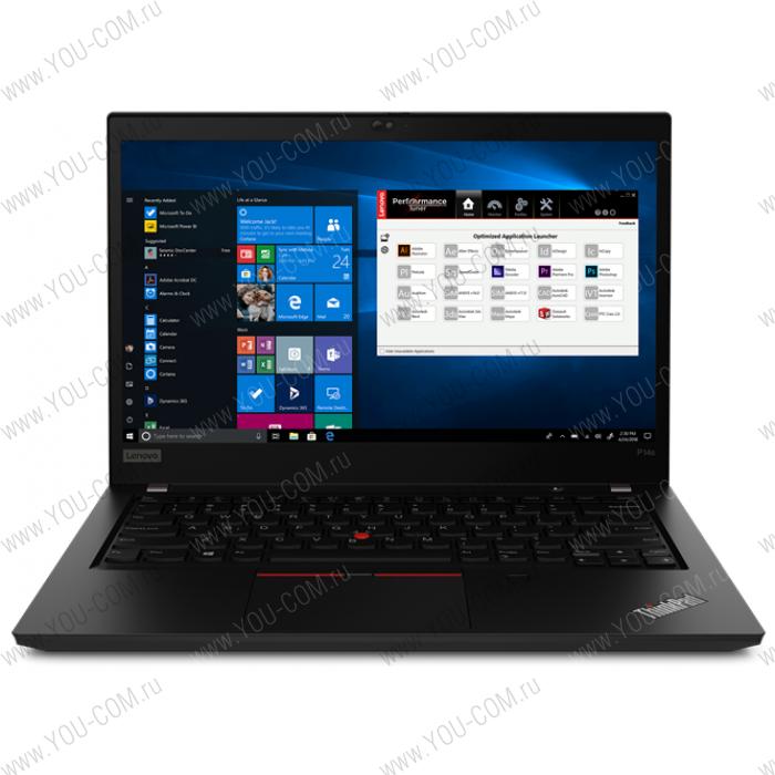 Ноутбук Lenovo ThinkPad P14s 20S40044RT, 14" FHD (1920x1080) IPS LP 400N, i7-10510U 1.8G, 16GB Soldered, 1TB SSD M.2, Quadro P520 2GB, WWAN Ready, WiFi 6, BT, FPR+SCR, IR + 720p, 3cell 50Wh, Win 10 Pro, 3Y PS, 