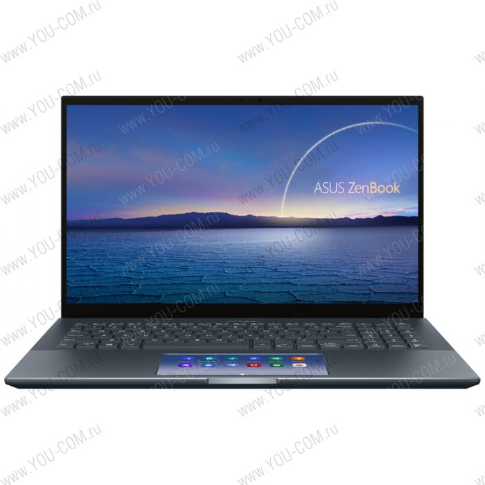 Ноутбук ASUS Zenbook 15 UX535LH-BO126R Core i5-10300H/16Gb/512Gb SSD M2/GTX 1650 4Gb/15.6 FHD Touch screen IPS 1920x1080/WiFi6/BT/ScreenPad 2.0/Windows 10 Pro/1.8Kg/Pine Grey