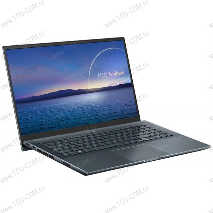 Ноутбук ASUS Zenbook 15 UX535LI-BN223T Core i7-10870H/16Gb/1Tb SSD M2 nVMe PCIe/GTX 1650Ti 4Gb/15.6 FHD IPS 1920x1080 AG/WiFi6/BT/HD IR/Windows 10 Home/1.8Kg/Pine Grey